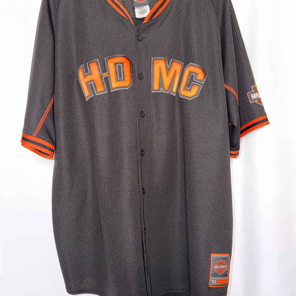 Harley-Davidson Dallas Black and Orange Tee